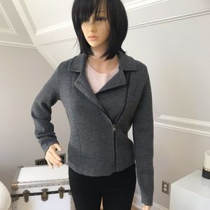 Ann Taylor Moto Knit Jacket. Size Small Petite NWOT